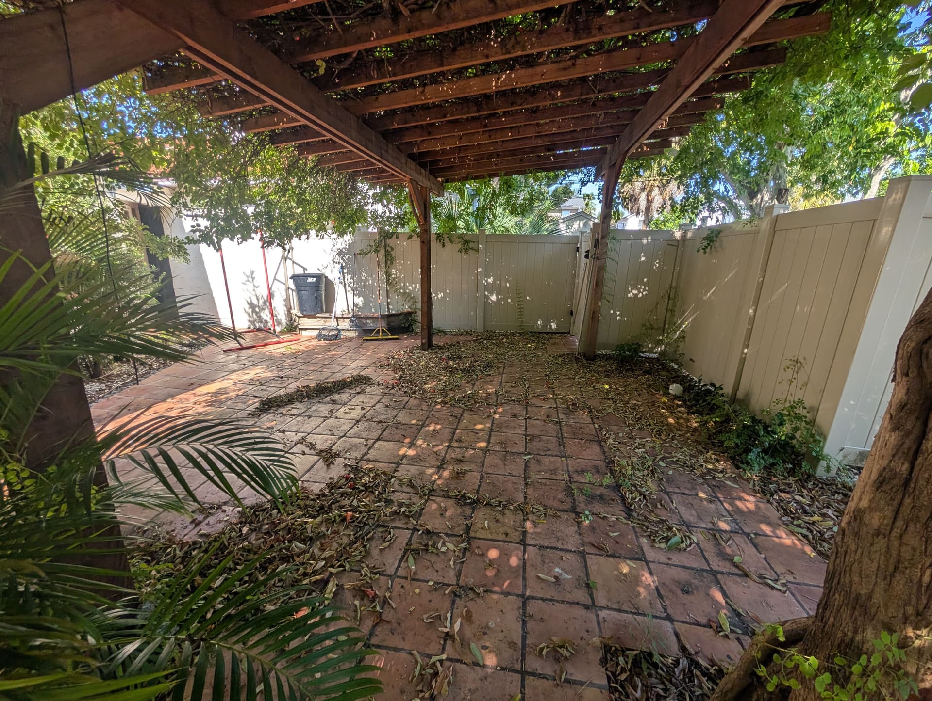 Gallery photos for St. Pete Courtyard Patio Pressure Washing and Cleanup: Image #2