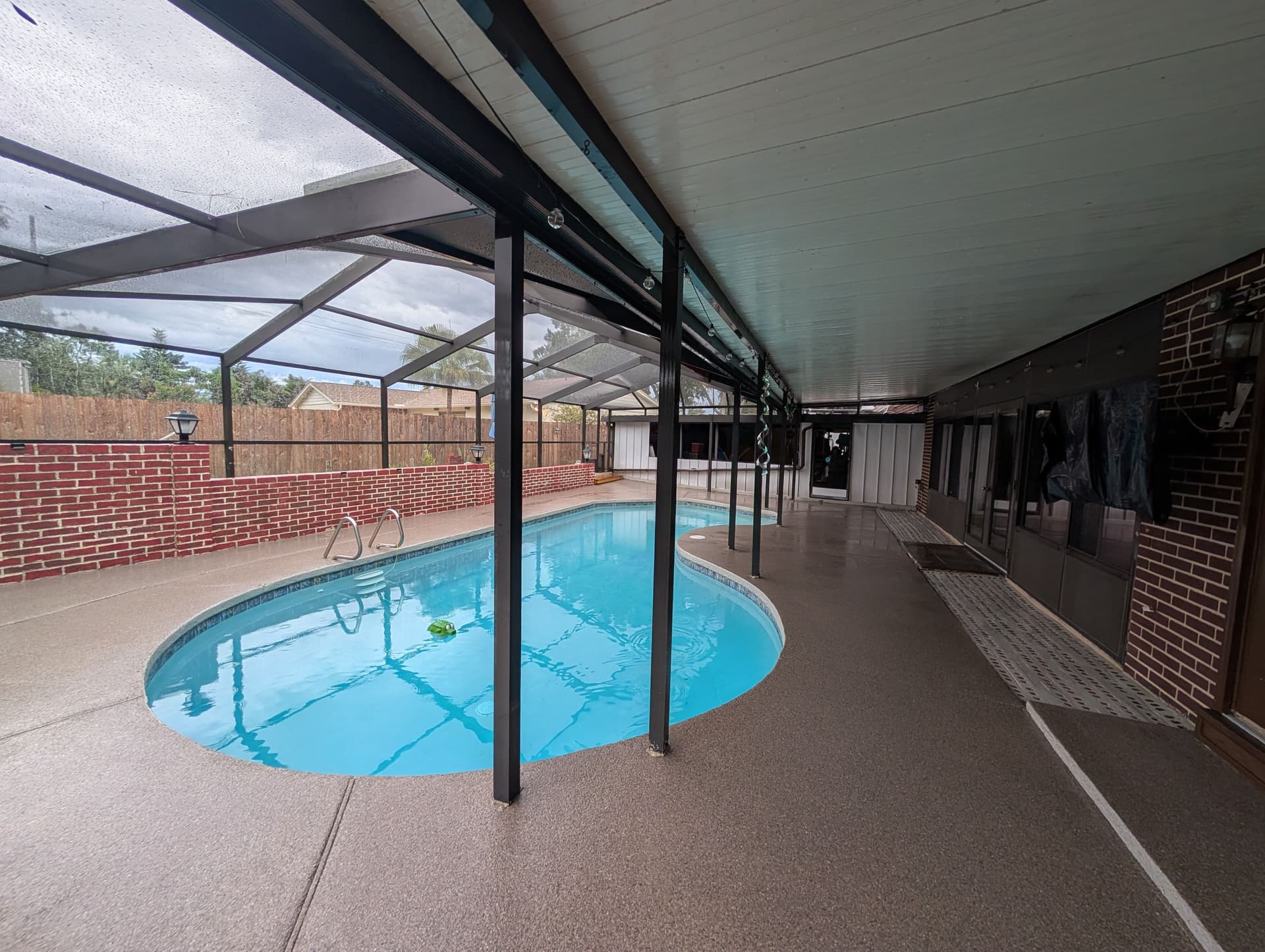 Pool Deck Cleaning for a Repeat Customer in Carrollwood image